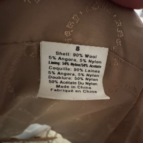 L.A.M.B. Gwen Stefani Balmacaan Camel long wool jacket - Picture 7 of 10